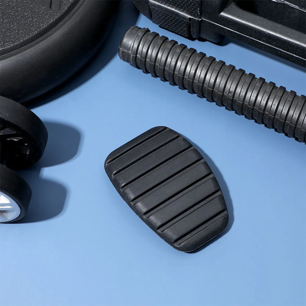 4Pcs Clutch Pedal Anti Skid Rubber Pads Replacement Covers Manual Car Accessories Brake Pedal Grip Durability Vibration