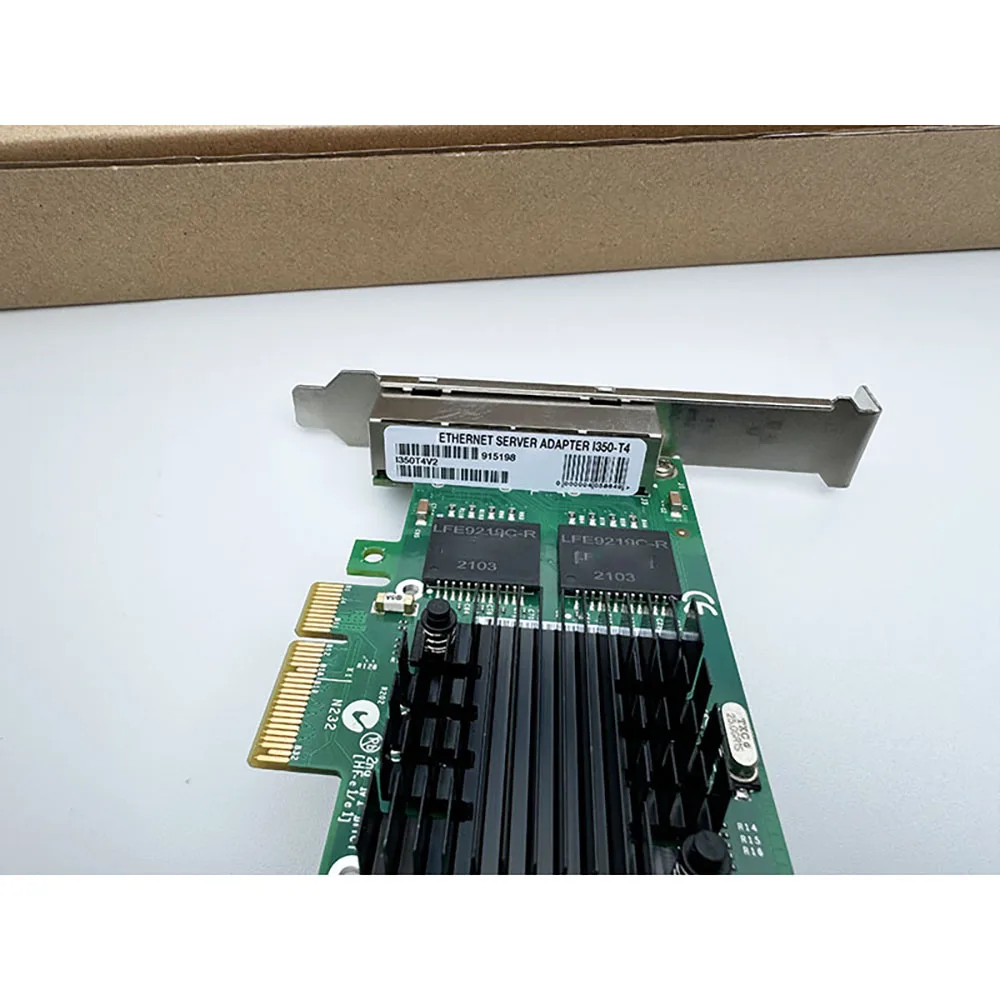 I350-T4 For Intel 4-port Gigabit Net-work Card Visual Industrial Camera Net-work Card I350T4V2