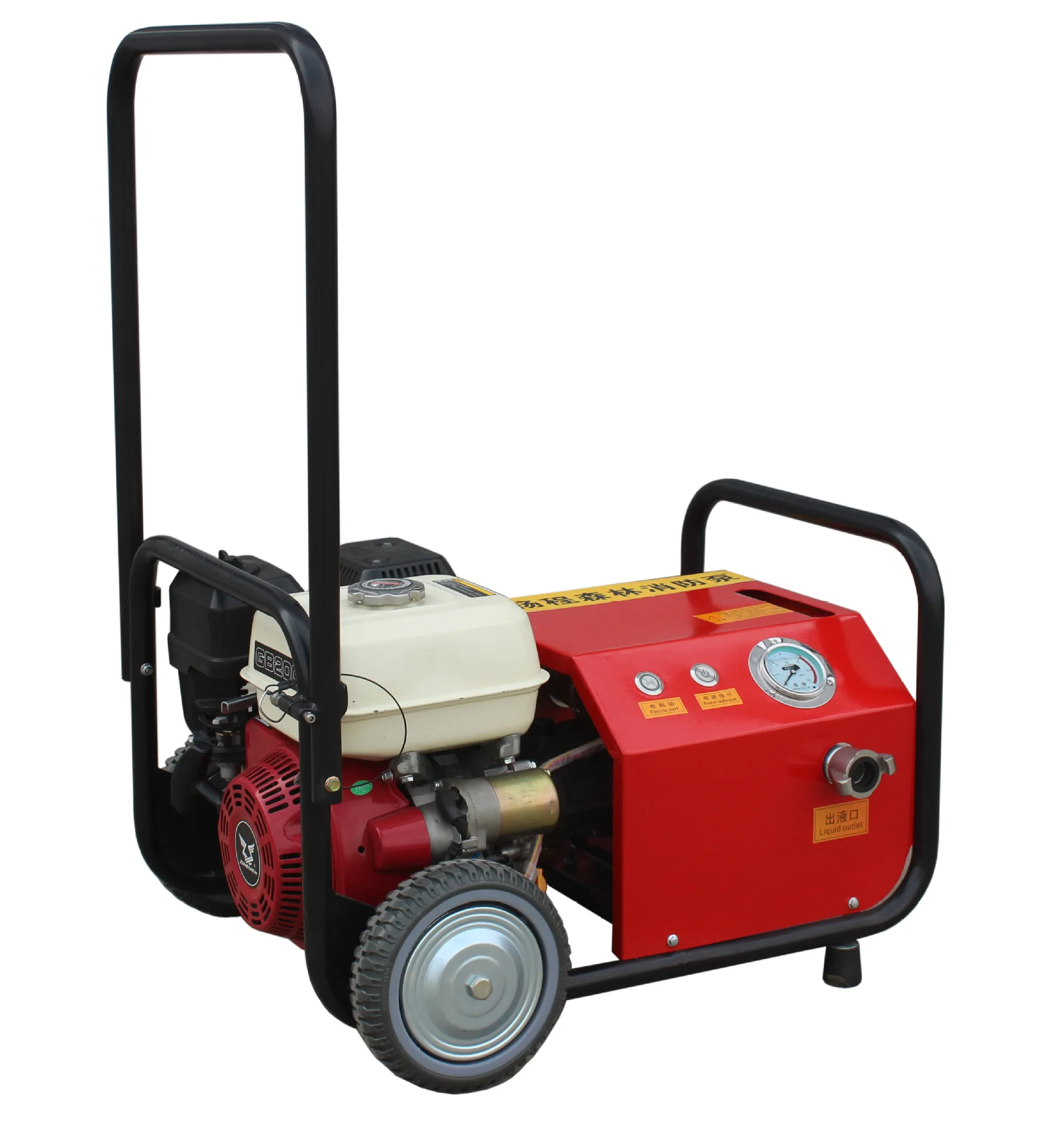 Factory Wholesale Customized Professional Manufacture High Pressure 4MPa Gasoline 4.2kw Forest Fire Pump