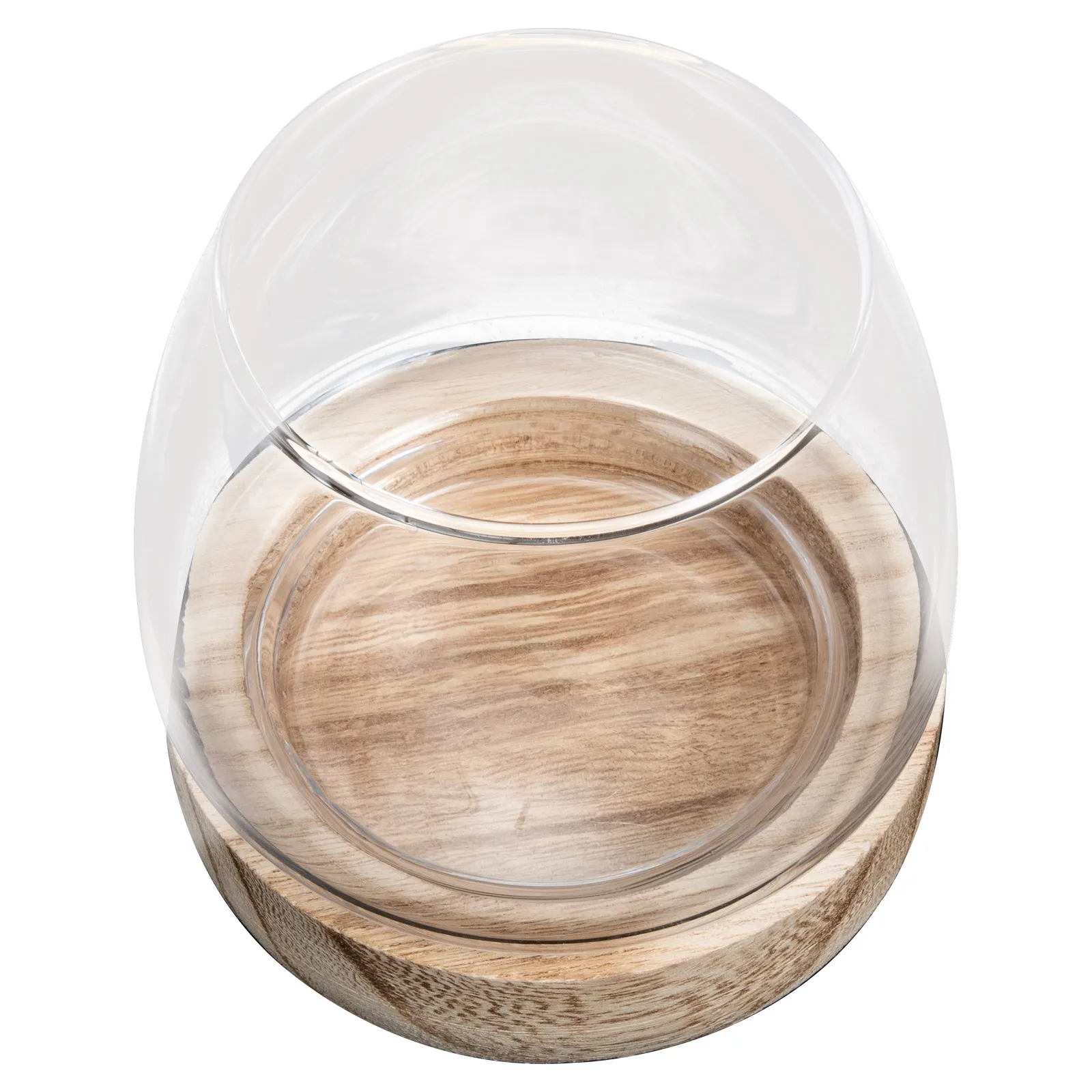 

Glass Vase Fish Tank Aquarium Bowl Planter Globe Decoration Specimen Container Wooden Mini Bowls Landscape Small
