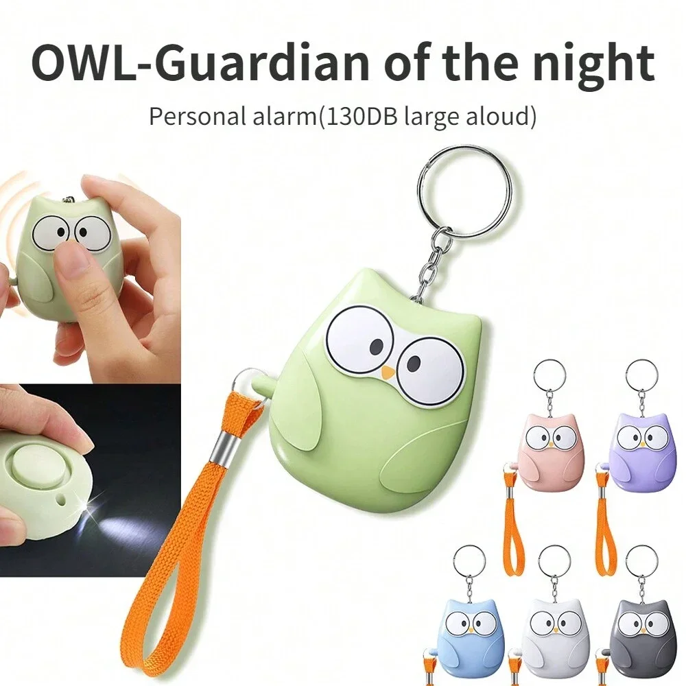

130DB Self Defense Alarm Anti-wolf Girl Child Women Security Protect Alert Personal Safety Scream Loud Emergency Alarm Keychain