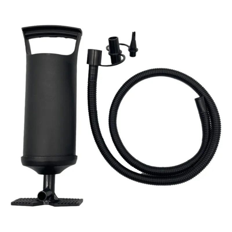 【TODAY-BUY】~@ Hand Pump Double Quick Air Pump for Inflatable, Hand Held Air Pump Rapid Inflation with 3 Nozzle for Swimming Ring