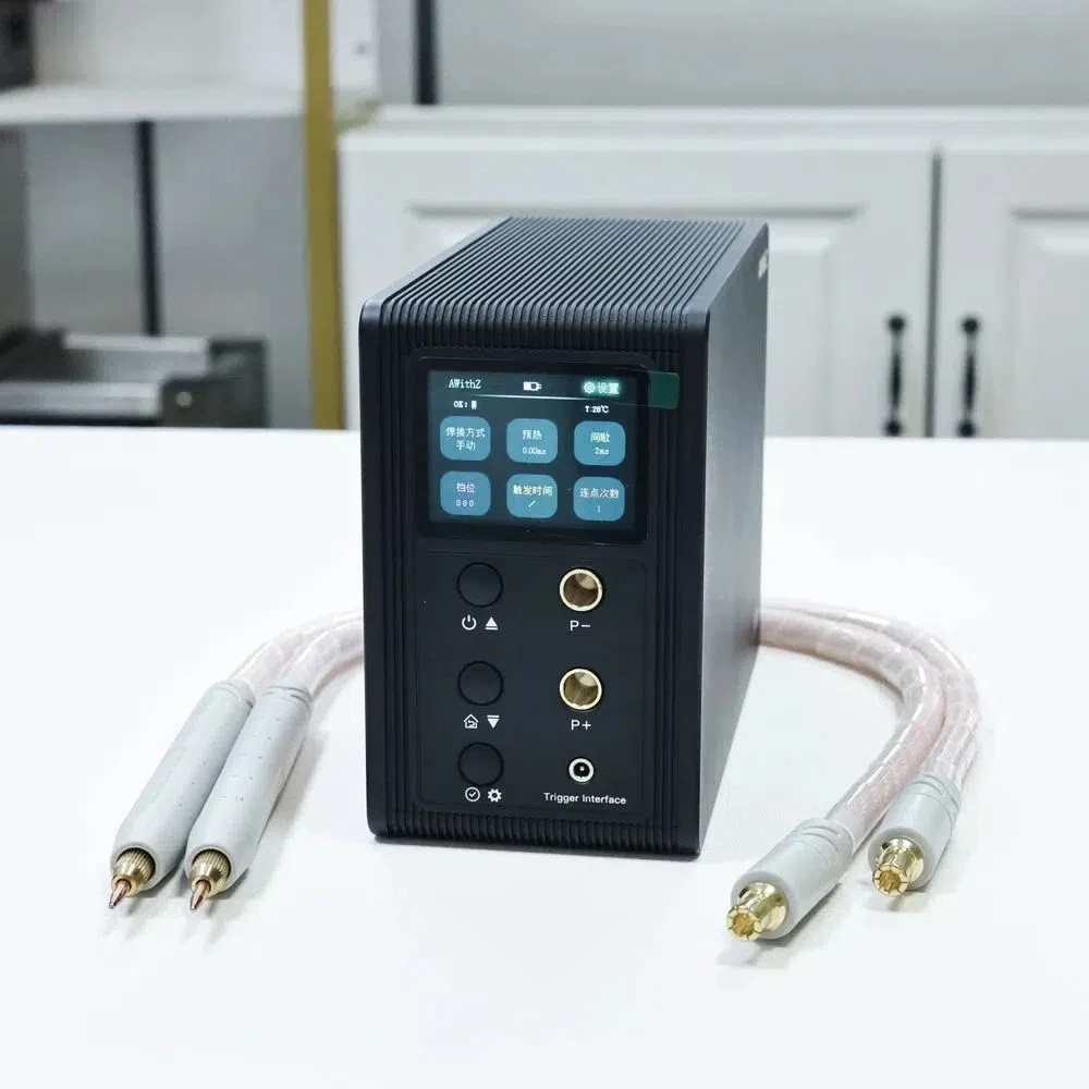 

Awithz P30C Mini Spot Welder Machine 80-Level Adjustable LCE Screen 1.0mm 15A Charging Speed Preheat 1-10 for Spot Welding