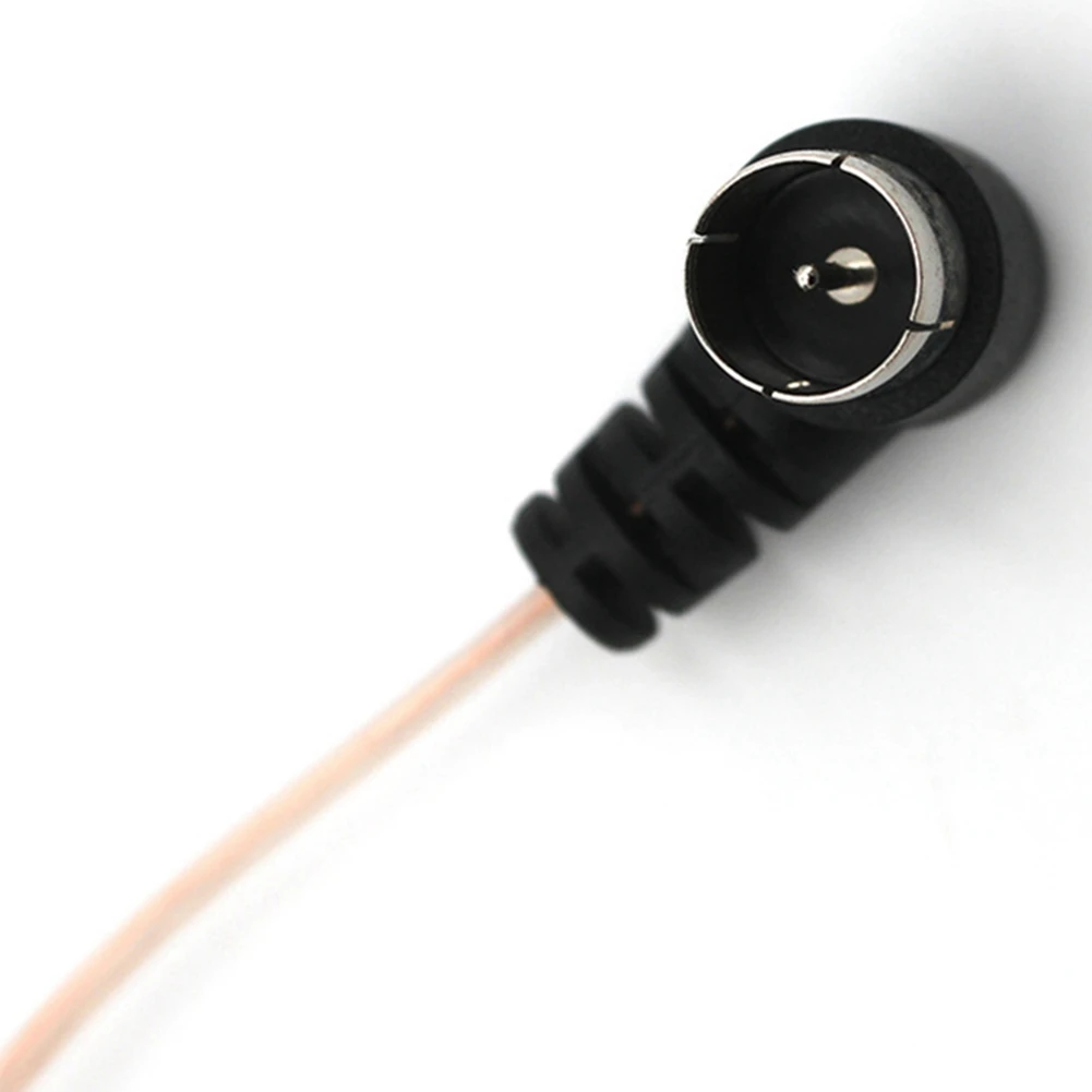 Antena de rádio B02B-FM 75 ofm dipolo antenas t internas cobre hd receptor aéreo macho tipo f conector para estações de rádio fm