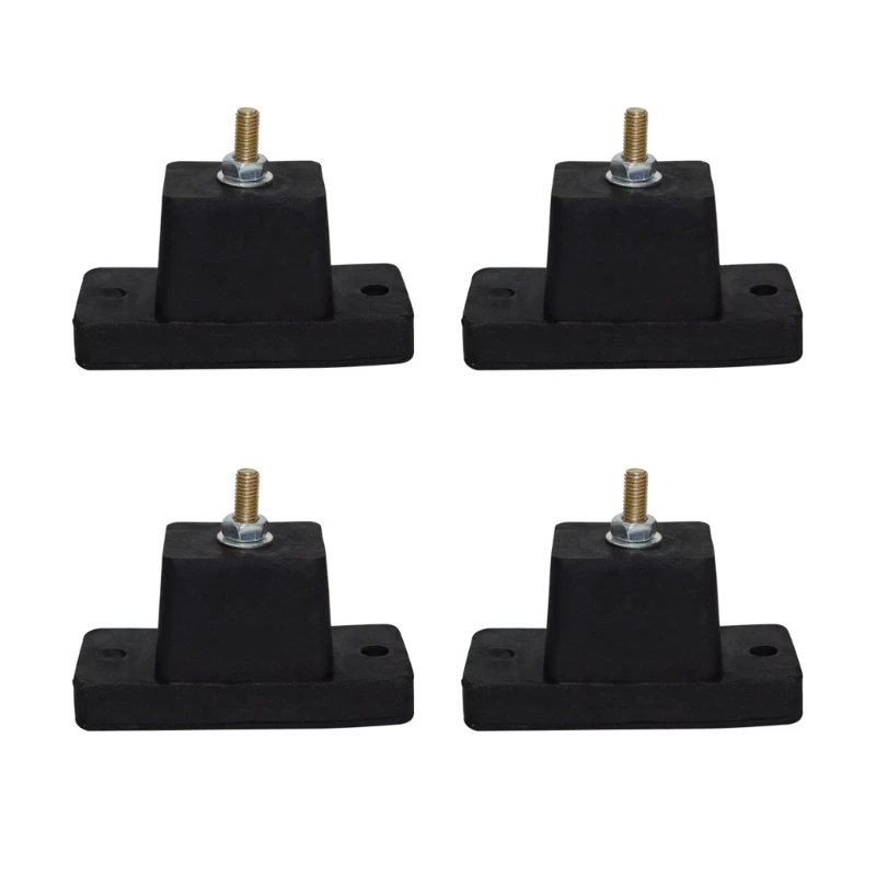 4pcs Anti Vibration Rubber Mounts for Air Conditioner Compressor Long Lasting Stability Pads for Home and Commercial Use A6HB