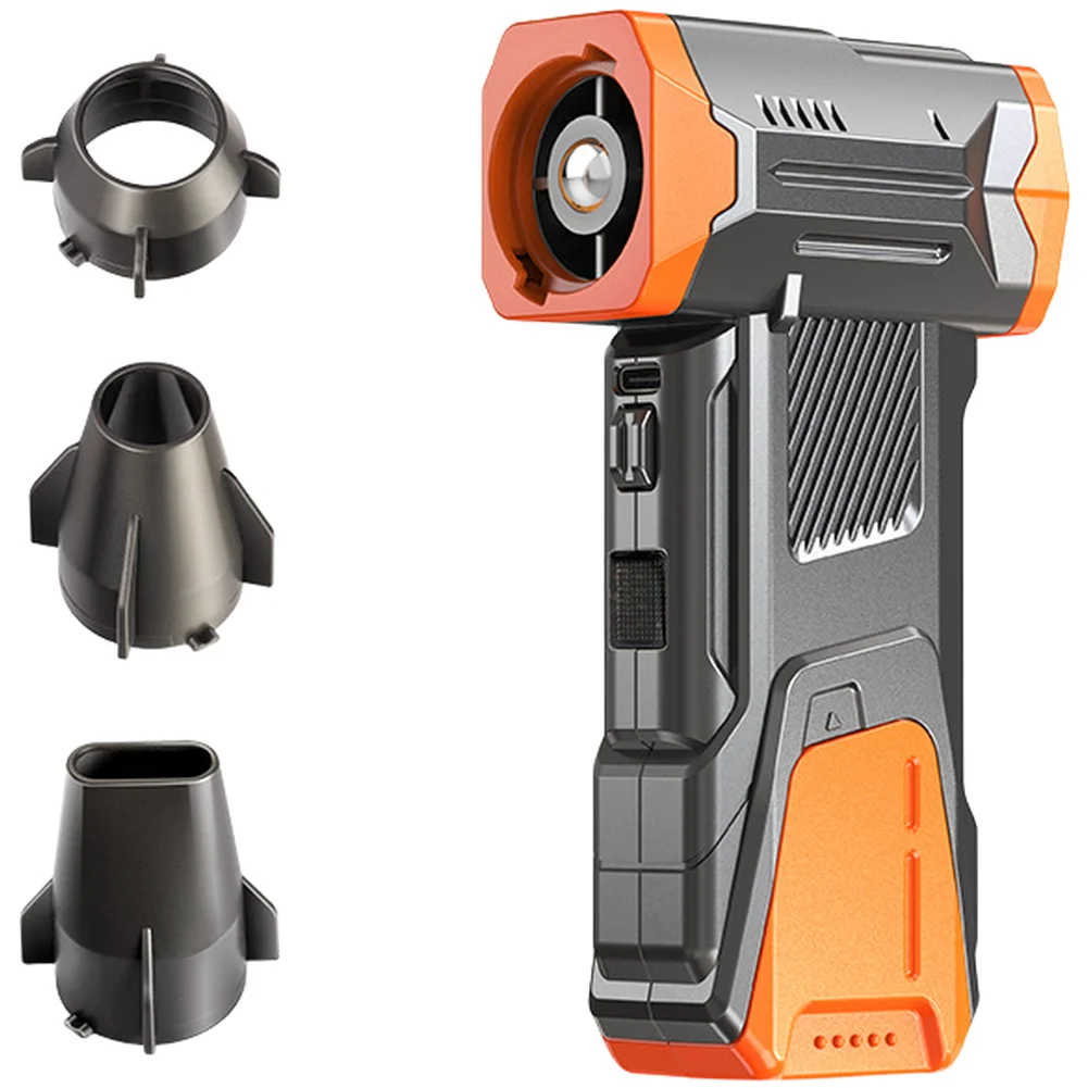 

130000 RPM Turbo Fan with LED Light for Outdoor For Camping Dust Blower Vacuum Handheld Rechargeable Air Blower