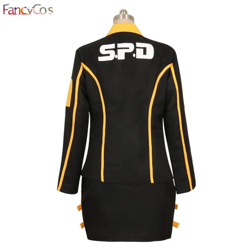 Halloween tokusou sentai dek aranger deka gelb marika reimon jasmin uniform kleid cosplay kostüm spiel anime japanisch