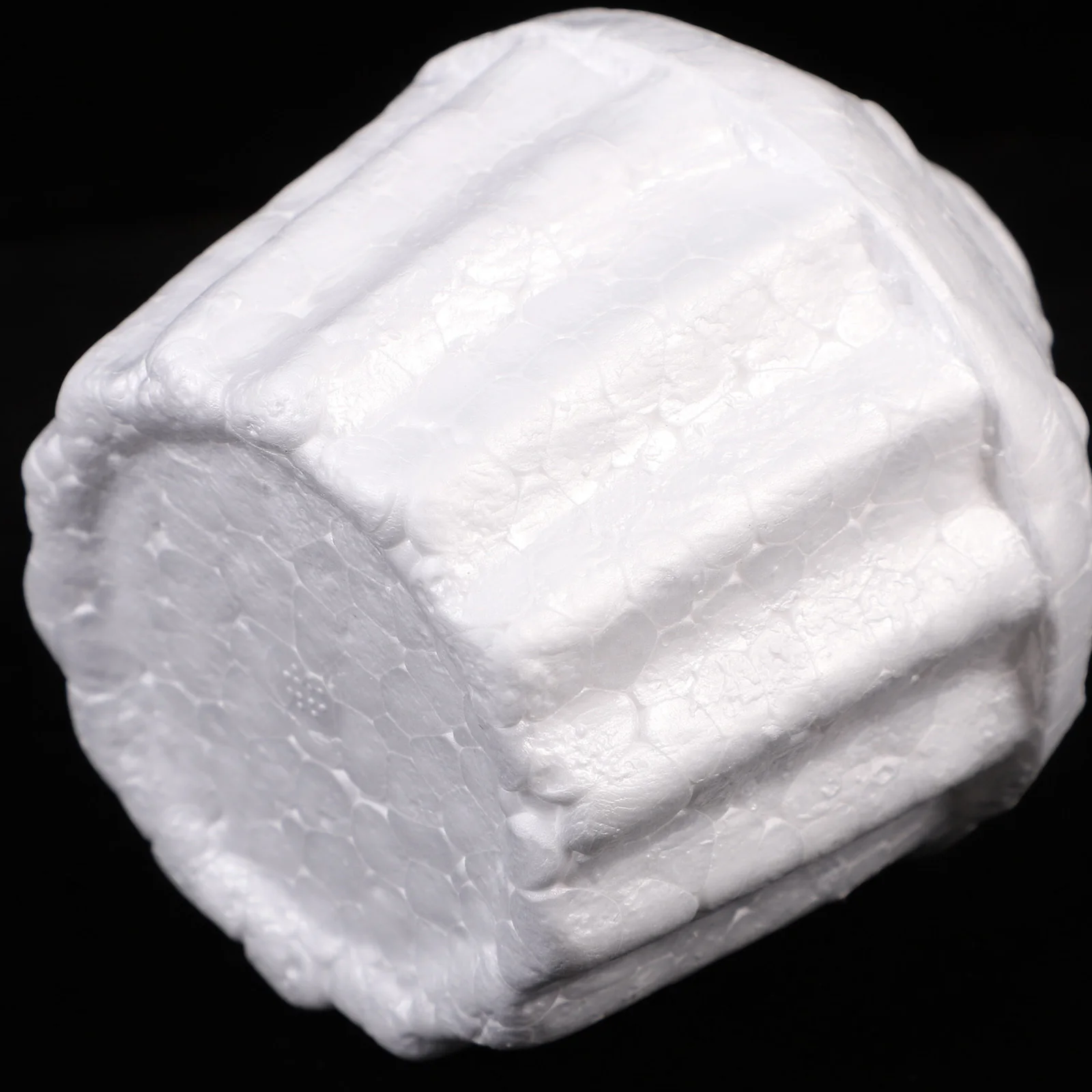 Bolo de espuma de 8cm, artesanato diy para crianças, decoração de festa escolar em casa, celebração de férias de inverno, atividade criativa de imaginação, com 10 peças