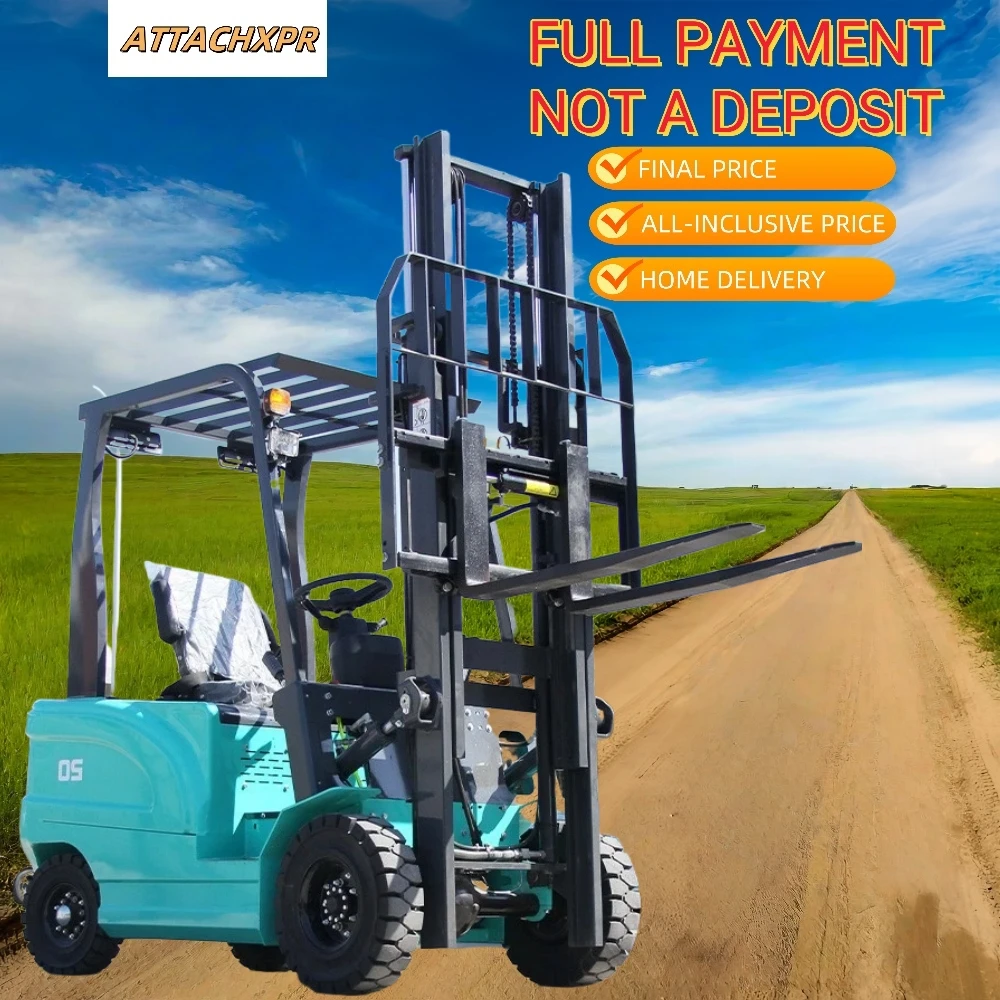 Pagamento completo, non un deposito, nave libera, carrello elevatore elettrico da 4000 libbre, capacità nominale del cambio laterale, camion sollevatore