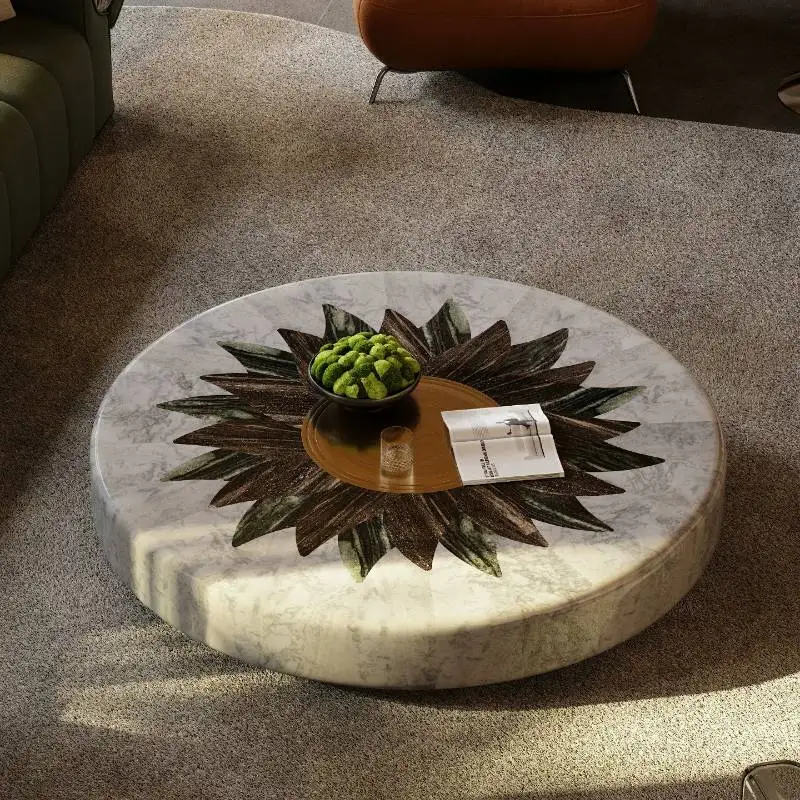 Nordic Round Living Room Coffee Tables European Lounge Luxury Living Room Coffee Tables Narrow Mesa De Centro Furniture For Home