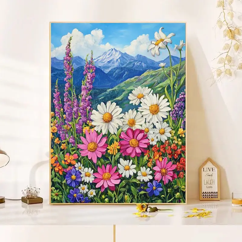 GATYZTORY لتقوم بها بنفسك النفط الطلاء بواسطة أرقام المشهد الاكريليك الطلاء الحديثة جدار الفن فرملس رسمت باليد قماش للديكور المنزل #3