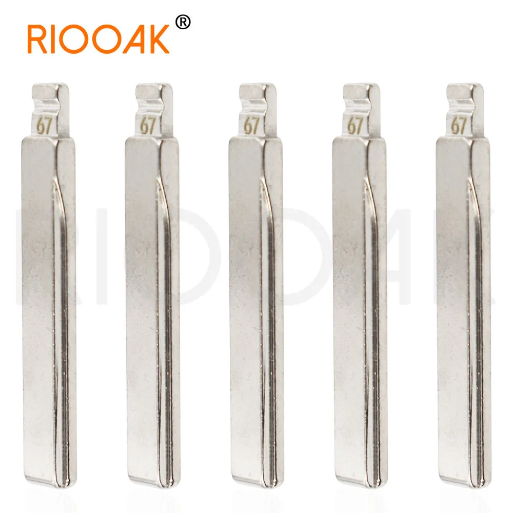 10pcs Uncut flip Metal key blade 67# HU92 for BMW for KD keydiy xhorse VVDI remotes universal No.67