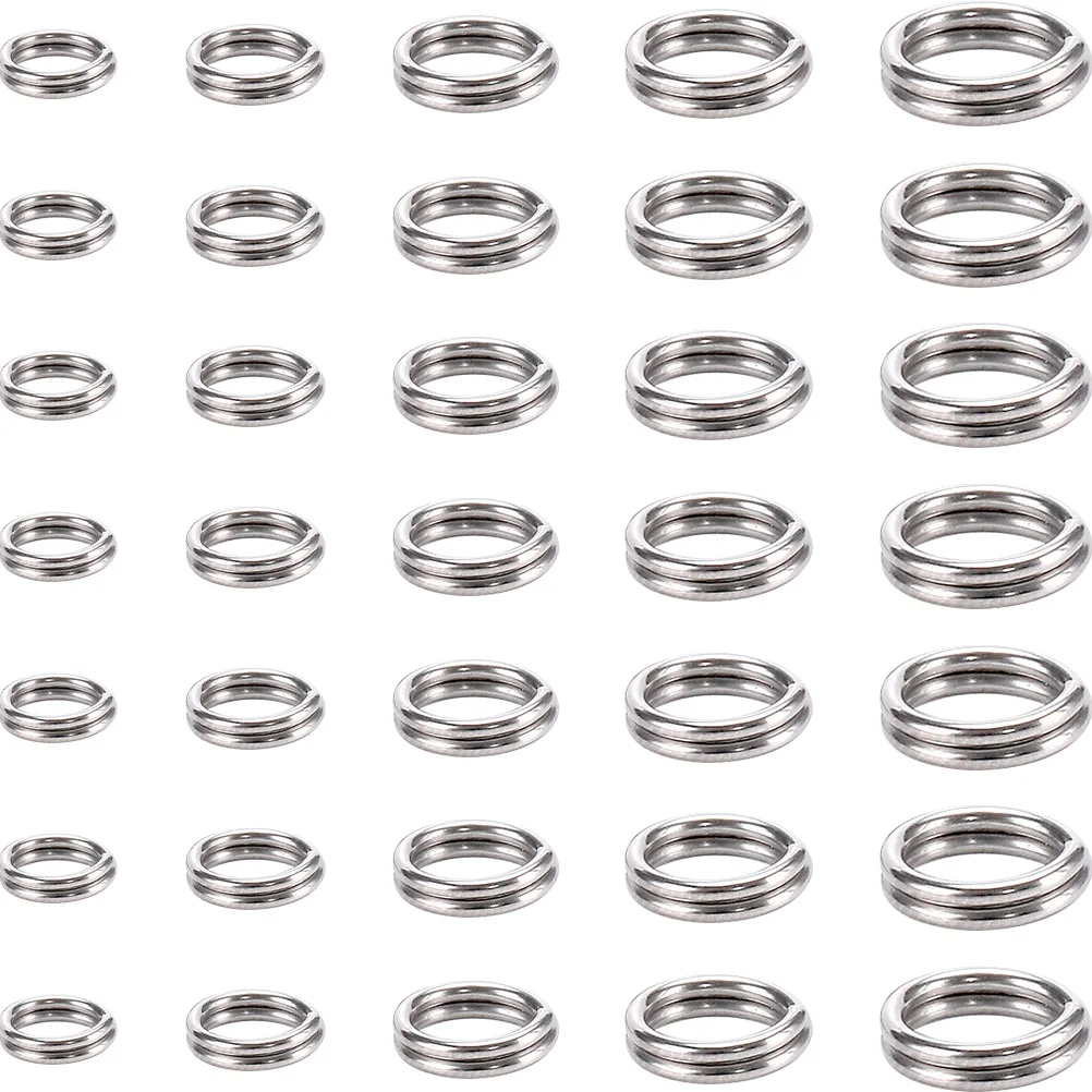 

500Pcs Stainless Steel Jump Rings Premium Split Rings for Jewelry Making DIY Bracelet Necklace Repair Craft Supplies