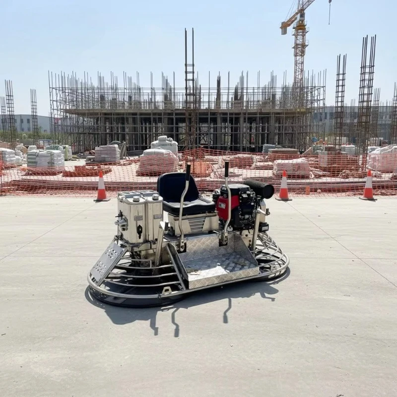 Diese Powered Ride-On 27HP Concrete Trowel Machine Low Maintenance Cost 2500-3000/d Efficiency Outdoor 1 Year