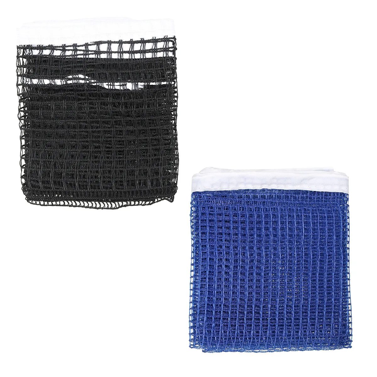 

2Pcs Premium Nylon Table Tennis Replacement Net for Indoor Outdoor Use Regulation Size Portable Stress Relief Pong Net Black