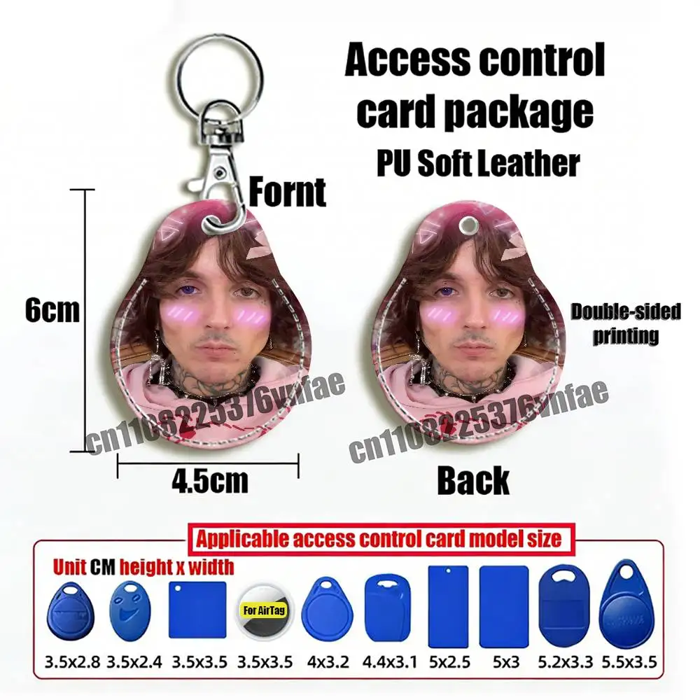 For Oli Oliver Scott S-Sykes For AirTag Card Holder Cover ID Clips Credit Bank Access Bus Electric Keychain