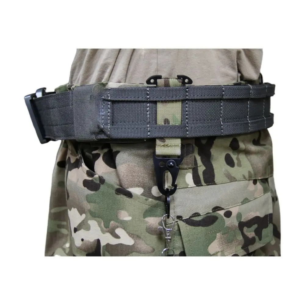 جديد متعدد الوظائف في الهواء الطلق الصدام هوك النايلون حزام حلقة تسلق معلقة المفاتيح بلون في الهواء الطلق حزام مشبك الملحقات #1