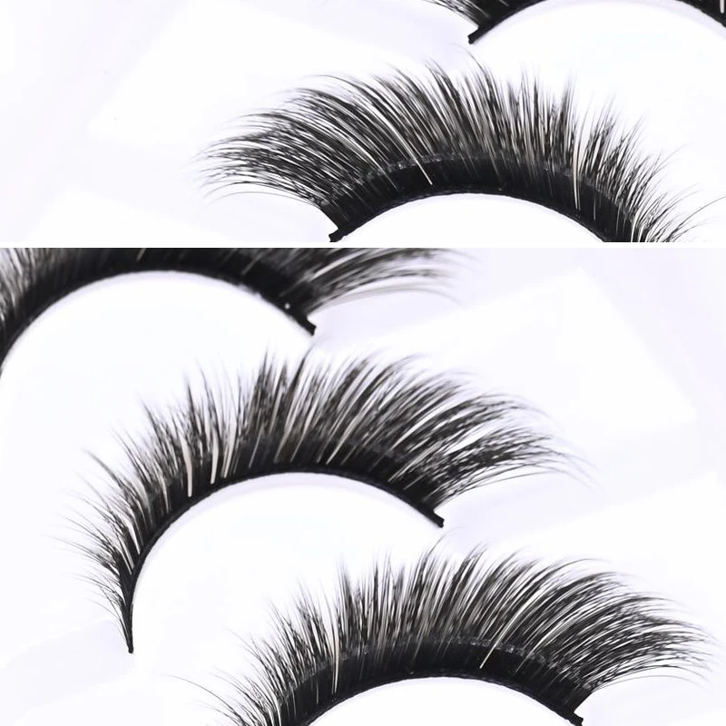 5/6/1Pair Mink False Eyelash Handmade Natural Long Lash Curl Charming Foxy Eye Lashes Extension Eye Make Up Tool Maquillaje 속눈썹