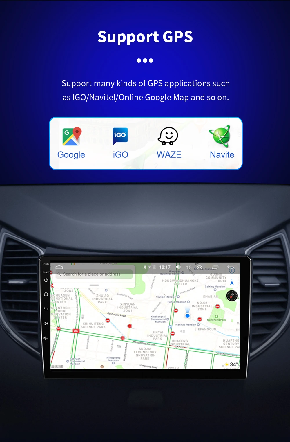 Android 16 Wireless Carplay Auto Für Suzuki Vitara 4 2017 2018 2019 2020-2022 Autoradio Stereo Multimedia Navigation GPS-Player – Detail 19