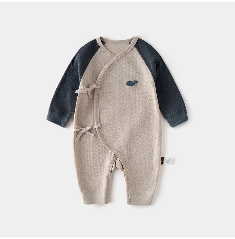 Cotton Long Sleeve Baby Romper Spring Autumn Newborn Outfit for Girls Boys Cute Cartoon Animal Design 0-9 Months