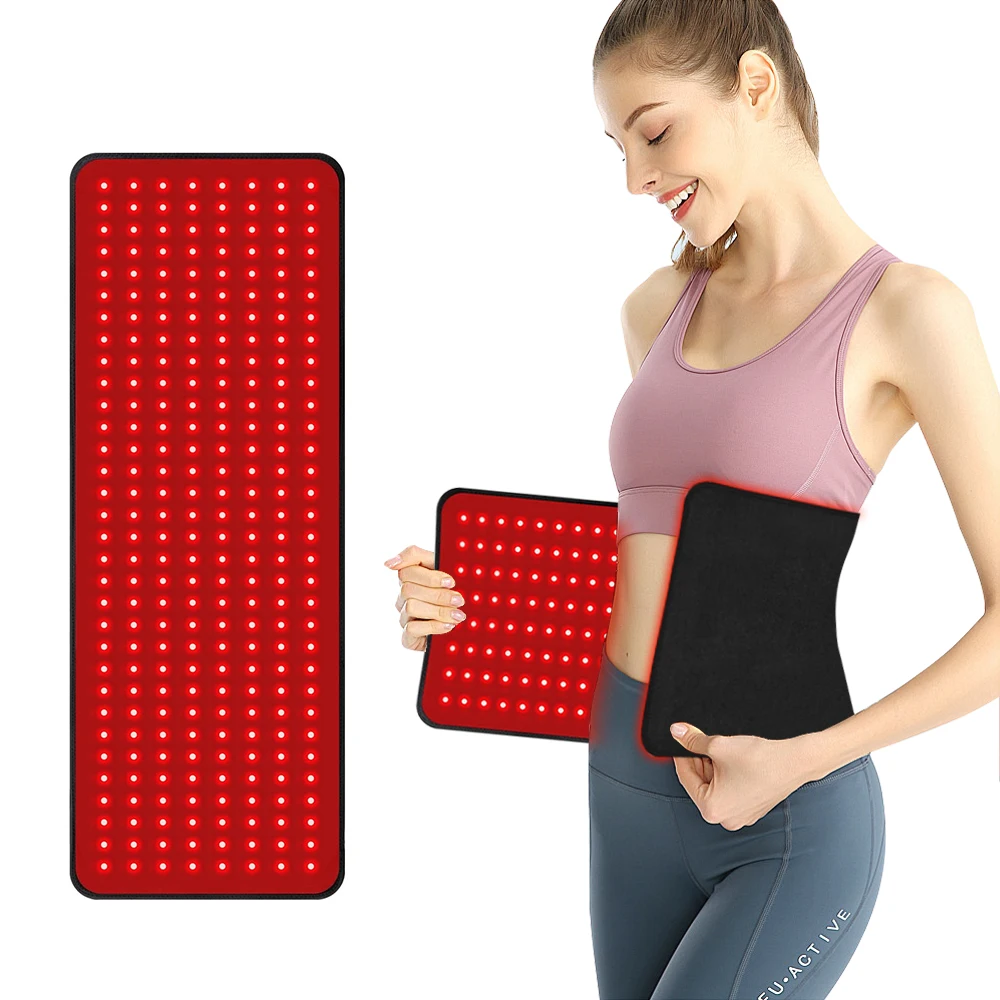 

Red Light Relax Device Инфракрасный свет Relax Pad для талии, спины, плеч, 31 x 11 дюймов, большой носимый ремень с гибким ремешком