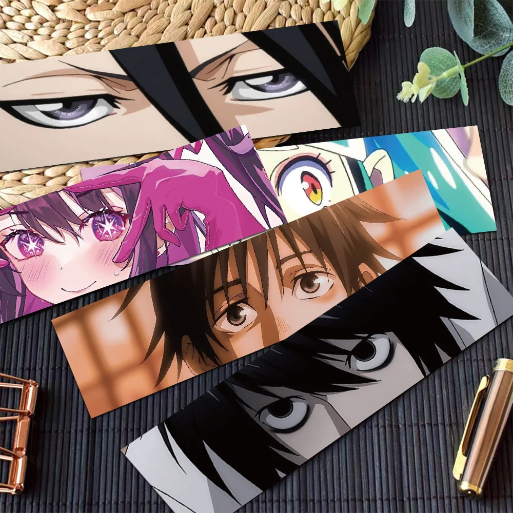 30pcs Cartoon Anime Bookmarks Reading Pages Books Labeled Students Stationary Supplies DIY Aesthetic Bookmark Creative Gifts
