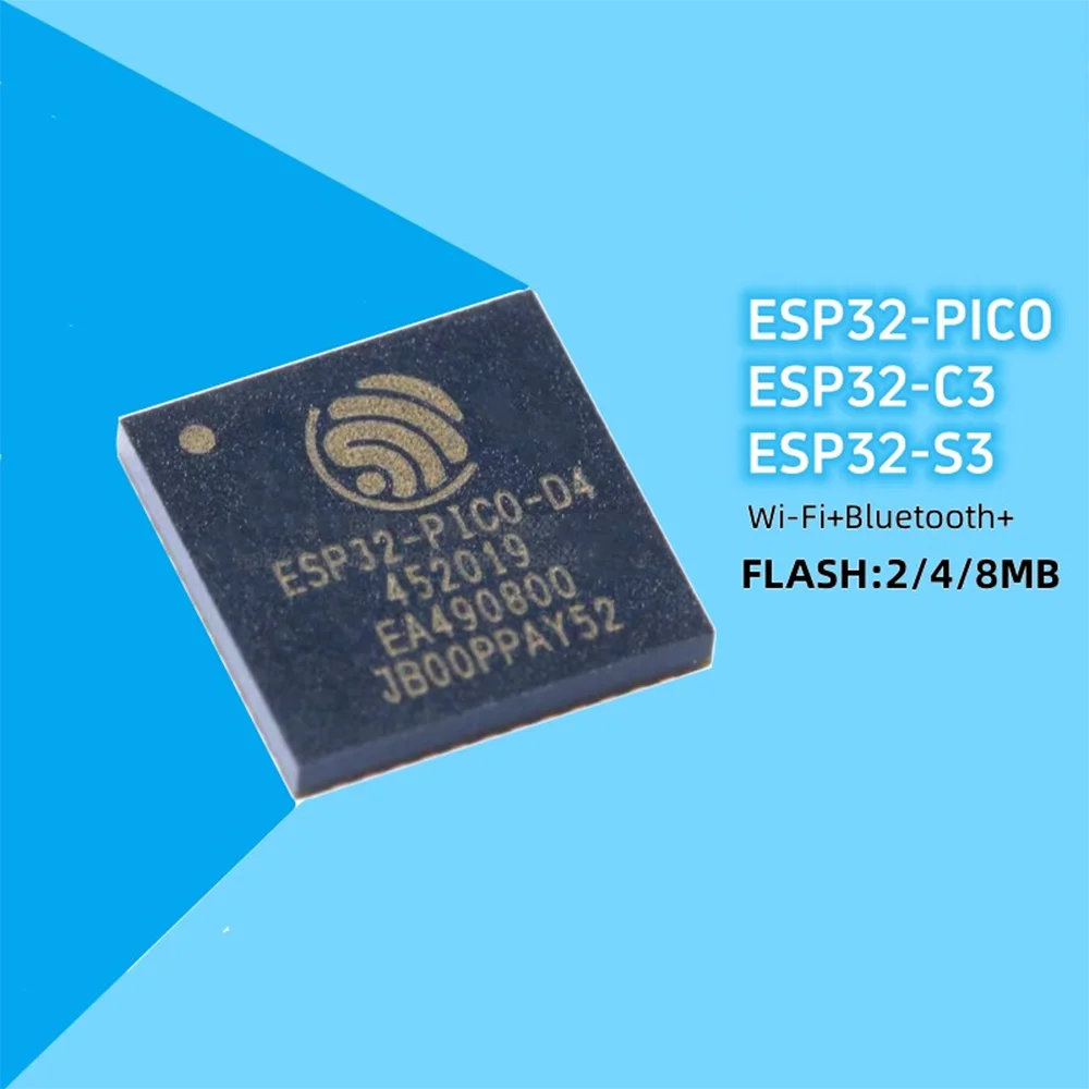 5pcs-100pcs Espressif ESP32-PICO-D4 Dual-Core Wi-Fi Bluetooth S3 C3FH4S2 MCU Wireless Transceiver Chip V3