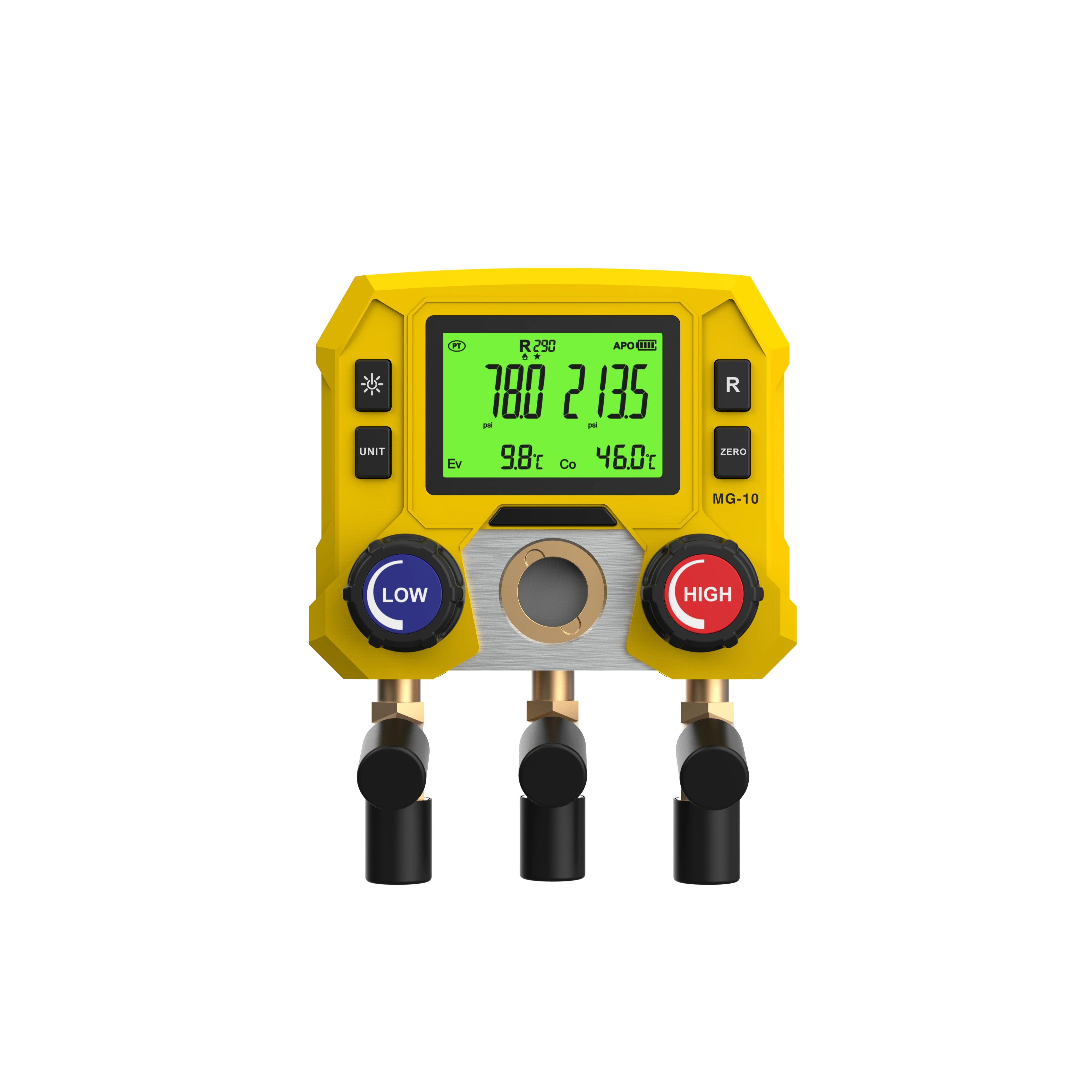 

MG-100 digital pressure gauge refrigerant meter group air conditioning fluoridation meter multi-line cold fluoridation meter