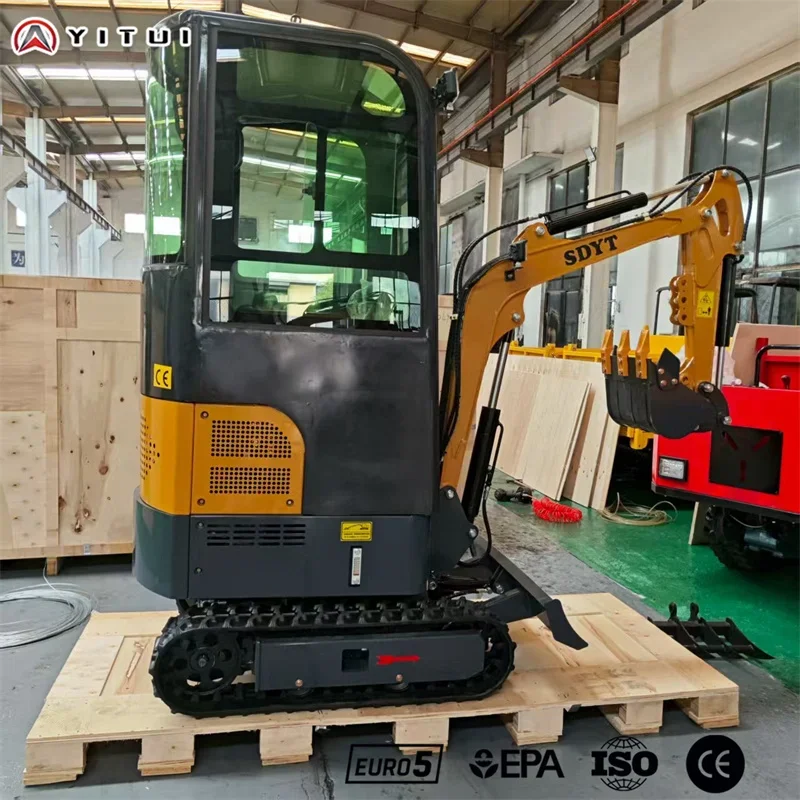 

1.2 Ton Mini Excavator Customized Track for Orchard Farm High Quality CE EPA Euro 5 Compliant Quick Delivery