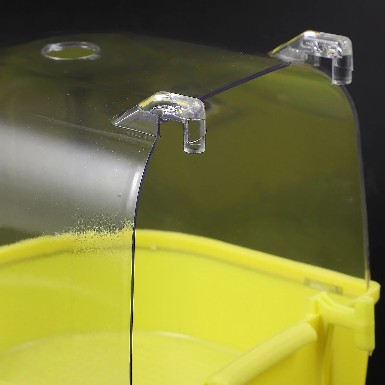 حوض الببغاء دائم Abs Splashproof لقفص سهلة التنظيف انفصال أسفل مستلزمات الحيوانات الأليفة الببغاء قفص الطيور حوض استحمام معلق الطيور