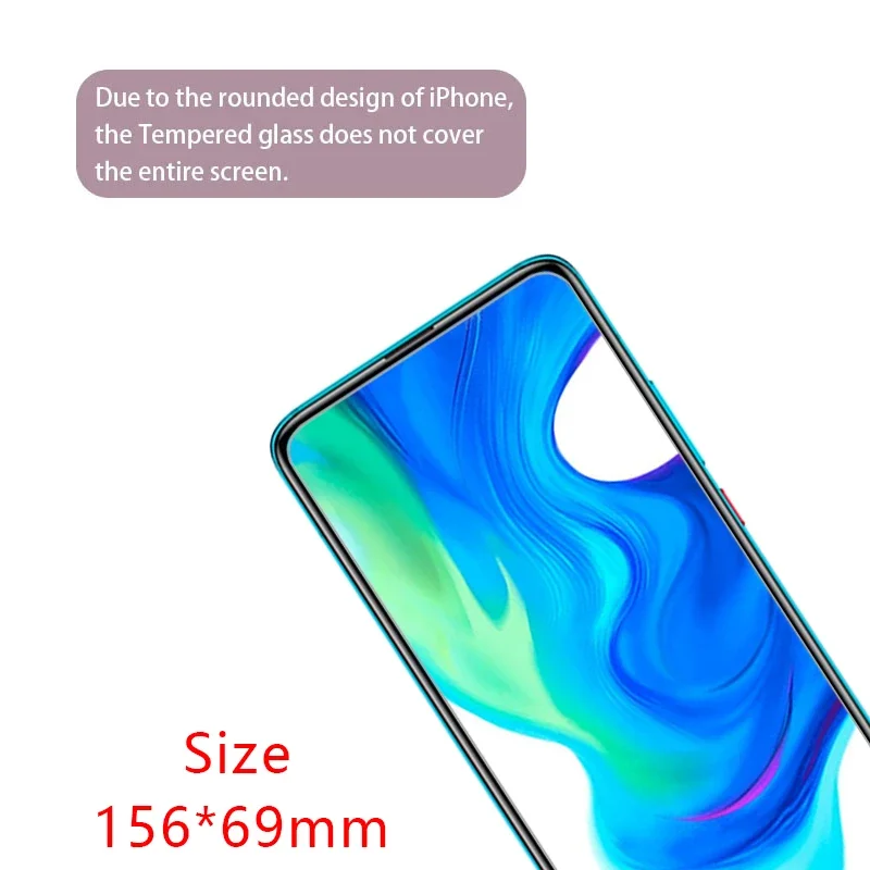 واقي شاشة من الزجاج المقسى لهاتف شاومي بوكو f2 برو واقي شاشة على pocof2 f 2 2f f2pro pocof2pro فيلم الهاتف glas xiomi poc pco