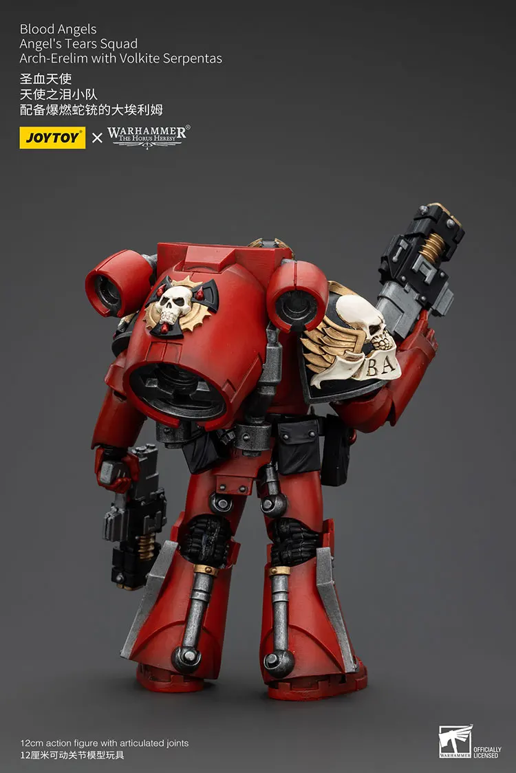 JOYTOY Warhammer "The Horus Heresy" الدم الملاك دموع الملاك فرقة قوس إيريليم مع دموع الملاك قاذفة قاذفة قنبلة يدوية