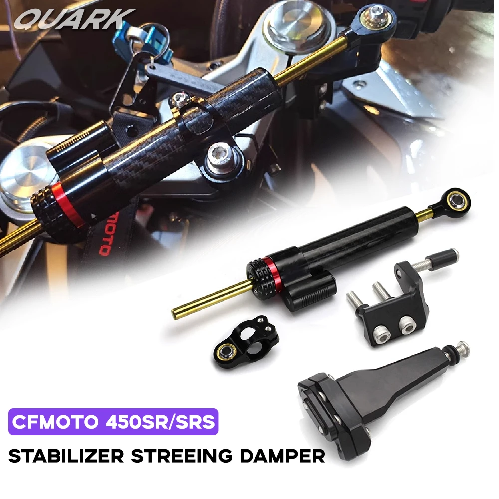 For CFMOTO 450SR Motorcycle Stabilizer Streeing Amper Mounting Bracket CNC Support Absorble Accessories