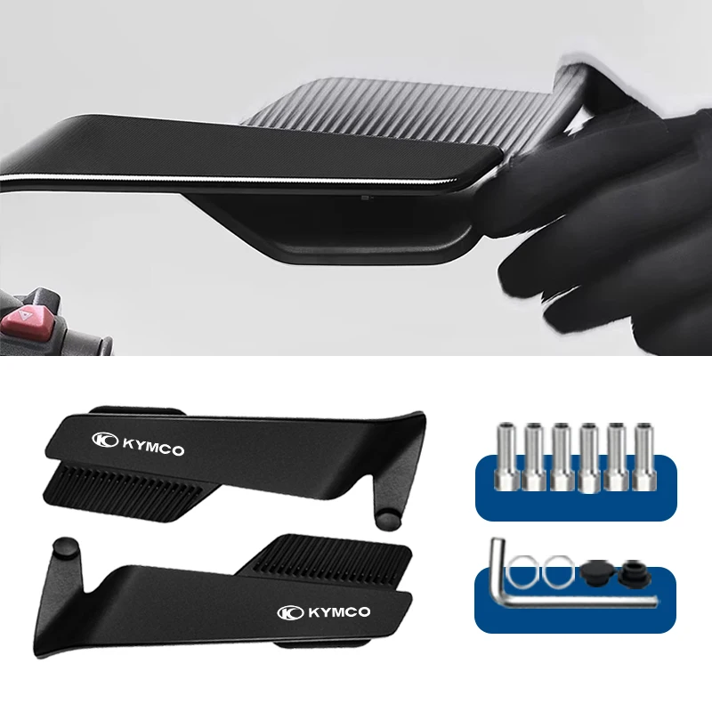 

Large Mirror Surface Wings Mirror Motorcycle Rearview Mirror For KYMCO Xciting 250 300 400 AK550 CT250 CT300 S400 Wind Wing