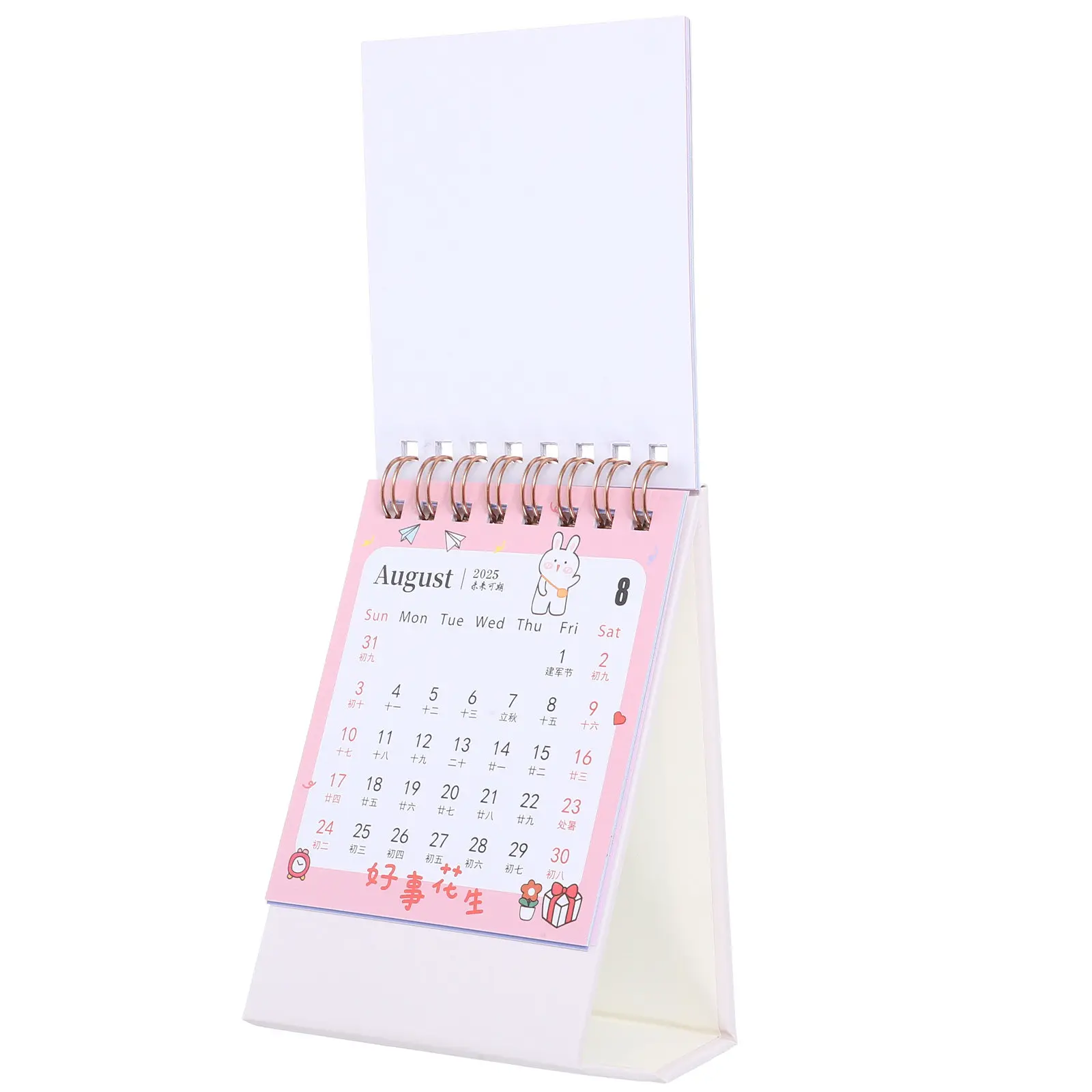 

Mini 2025 Desk Calendar Portable Compact Flip Paper Desktop Calendar Office Organizer Small Modern Desk Accessory