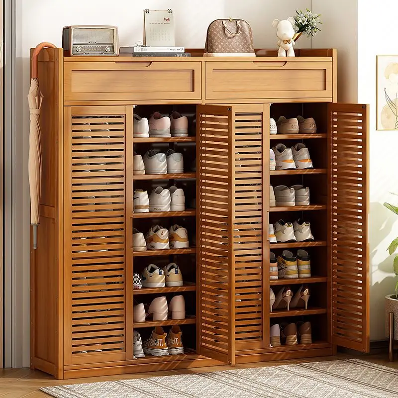 Dust-proof storage artifact indoor good-looking entrance shoe rack y