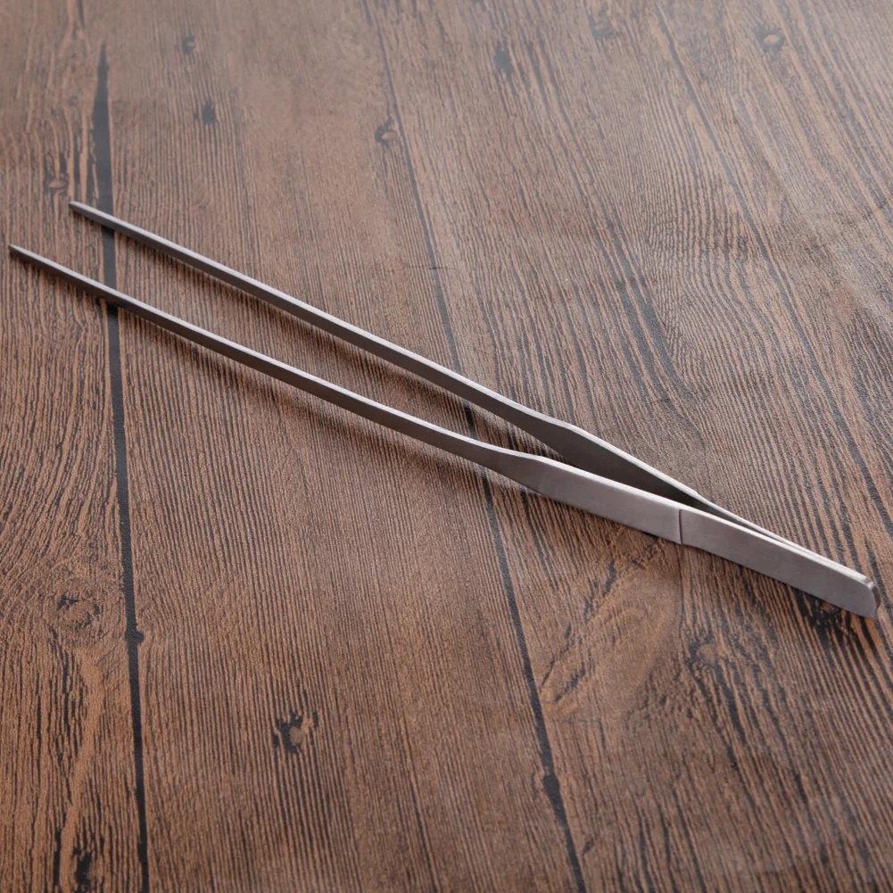 Pinzas para acuario de 10,5 pulgadas, herramienta para paisaje acuático de plantas de acero inoxidable, pinzas largas ergonómicas para acuario terrario