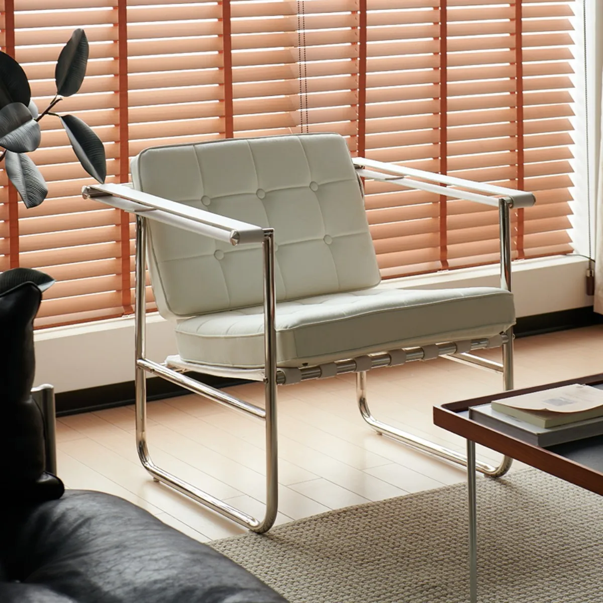 Cadeira medieval Bauhaus Hans para sala de estar, varanda, lazer, minimalista, sofá único, negociação