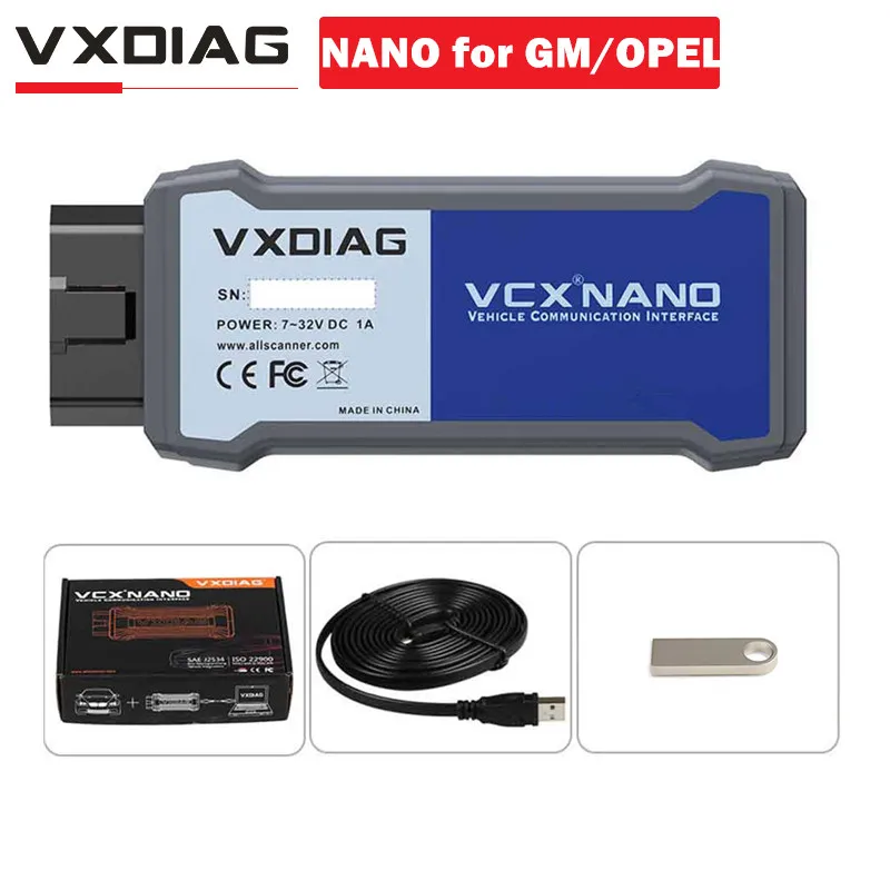 VXDIAG VCX NANO for GM/OPEL Diagnostic Tool Scanner