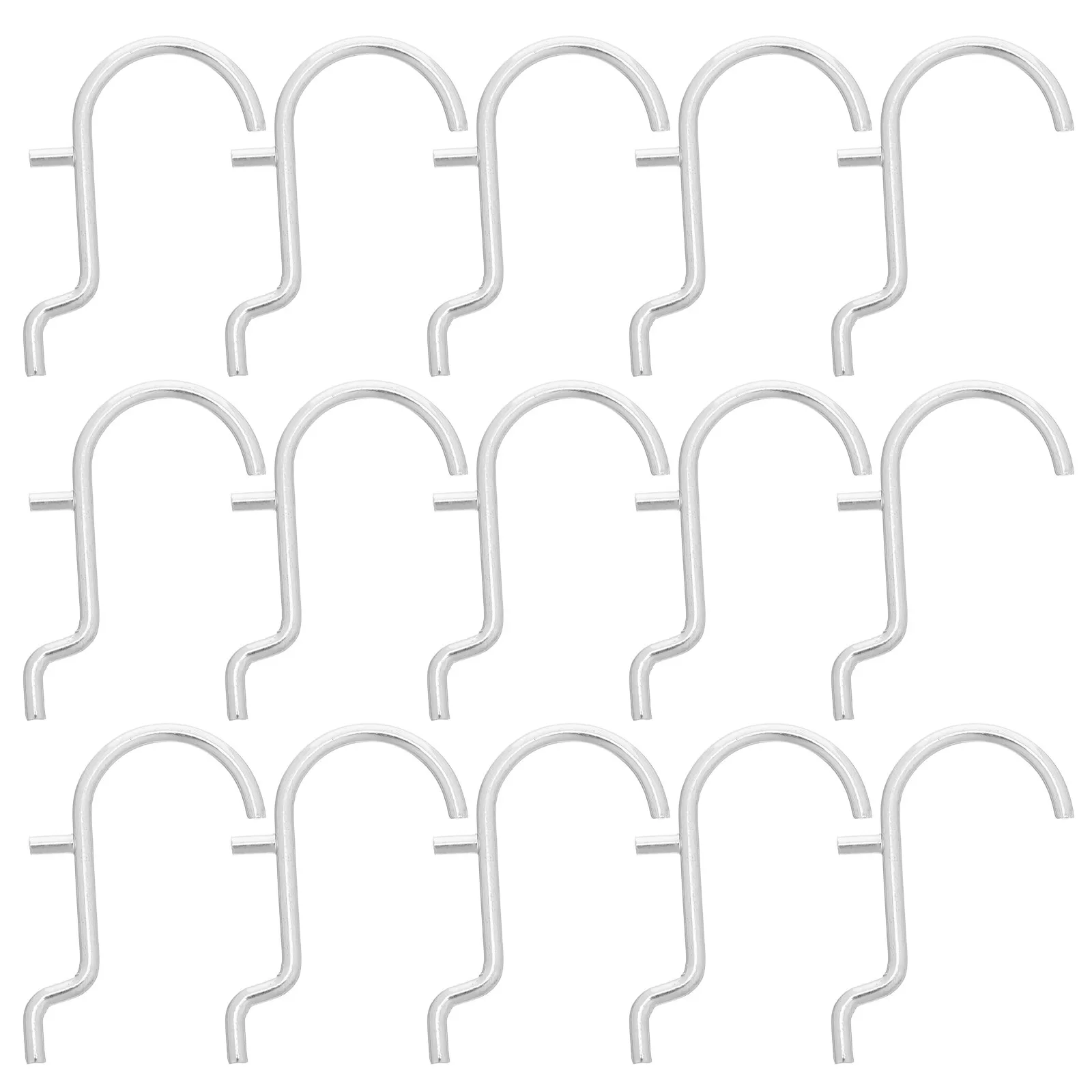 

30Pcs Black Coated Metal Pegboard Hooks Heavy Duty for Kitchen Gadget Storage Garage Tool Rack Wall Mount Hanger Set
