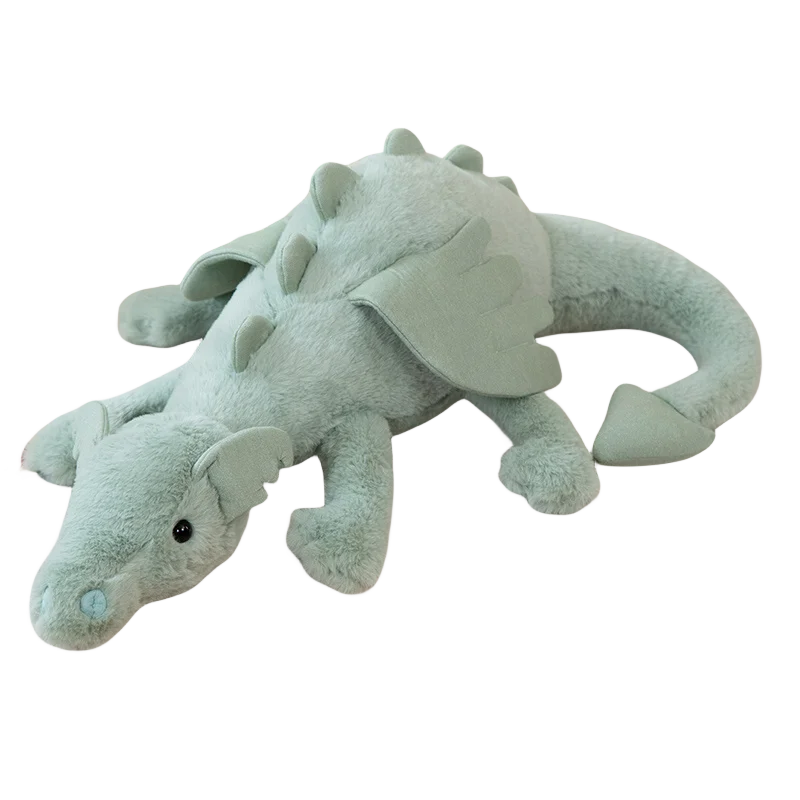 30/50/70/90Cm Vliegende Draak Action Figure Knuffel Vliegende Vleugels Dinosaurus Rag Pop Wit groen Blauw Roze Dinos Verjaardagscadeau