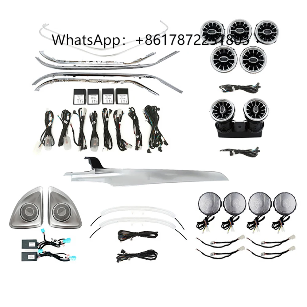 

C W205 Compatible Interior LED Atmosphere Lights 12V RGBW Multi Zone Lighting Kit for Mercedes Benz C Class W205