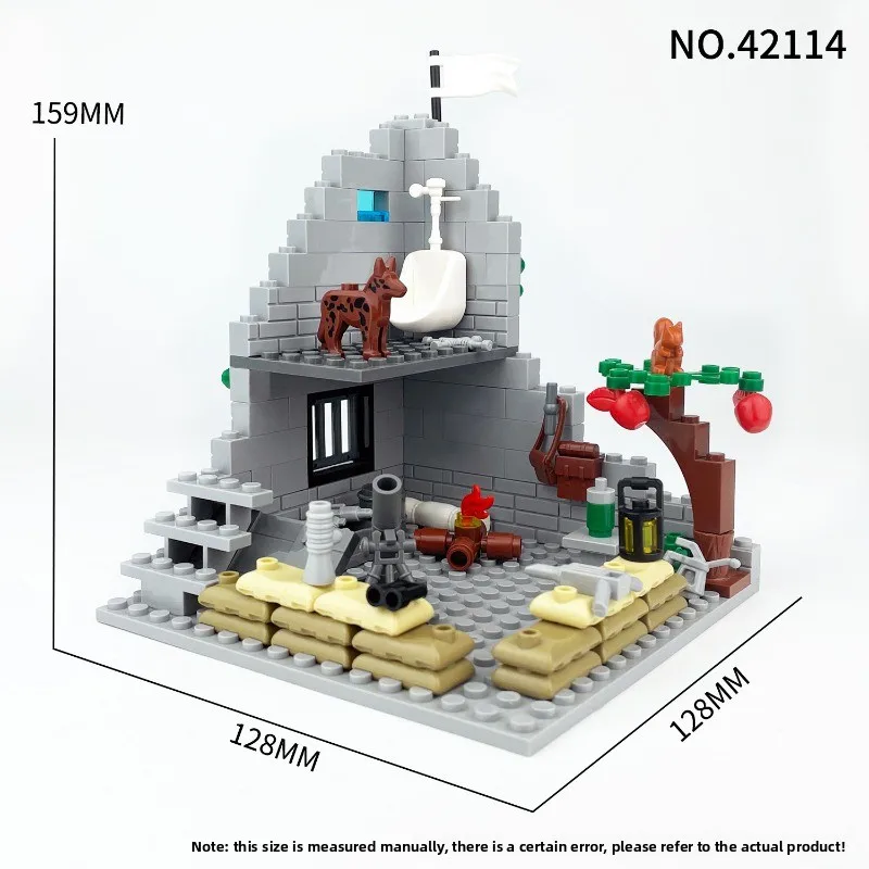 소년들의 거리 싸움 42114 어린이들이 작은 블록 장난감 조립 키트를 조립하여 건물의 바닥 부품을 조립하는 장난감