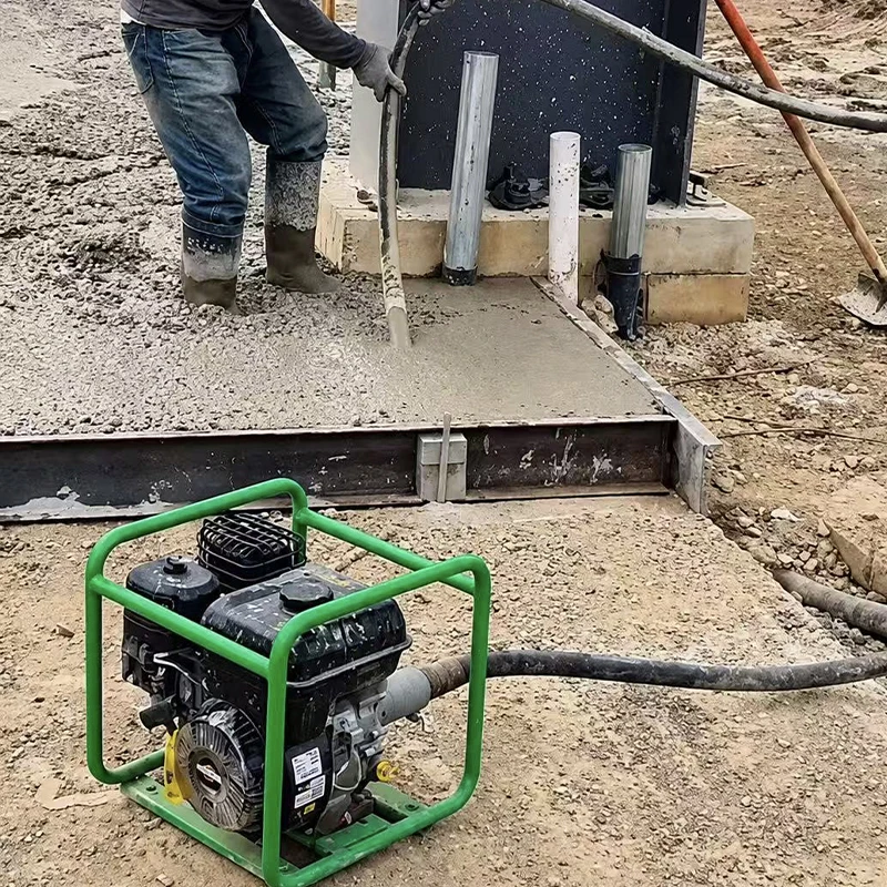 Frame Concrete Vibrator Portable Concrete Vibrating Poker with Flexible Shaft for Concrete Compaction