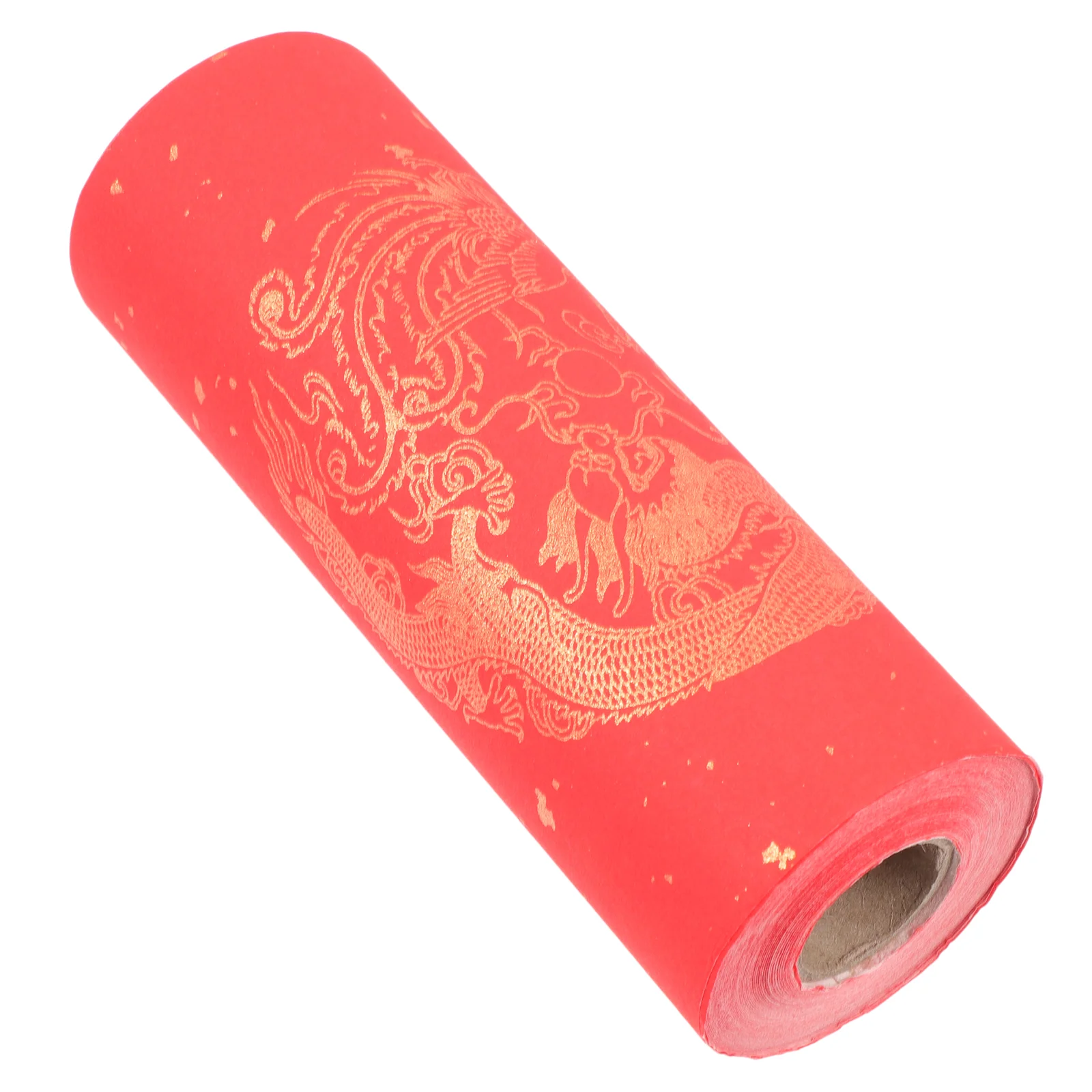 Sprinkle Gold Spring Festival Couplet Paper Xuan Calligraphy Blank Scroll Decor Rice Material Safe Writing Chinese
