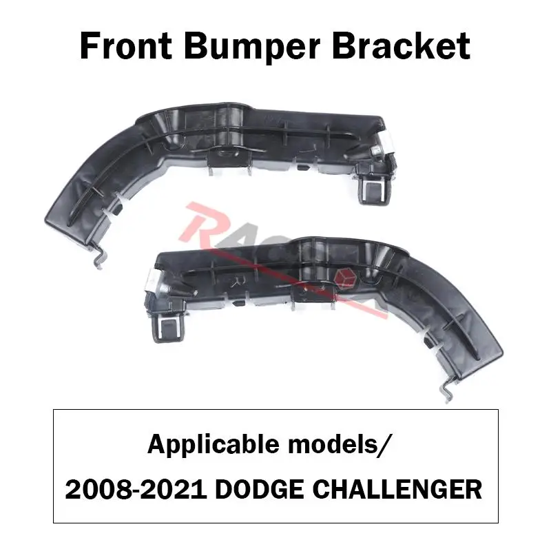 Front Bumper Support Bracket LH+RH for Dodge Challenger R/T Classic Rallye RedlineScat Pack SE SRT Super Stock SRT8 SXT Plus R/T