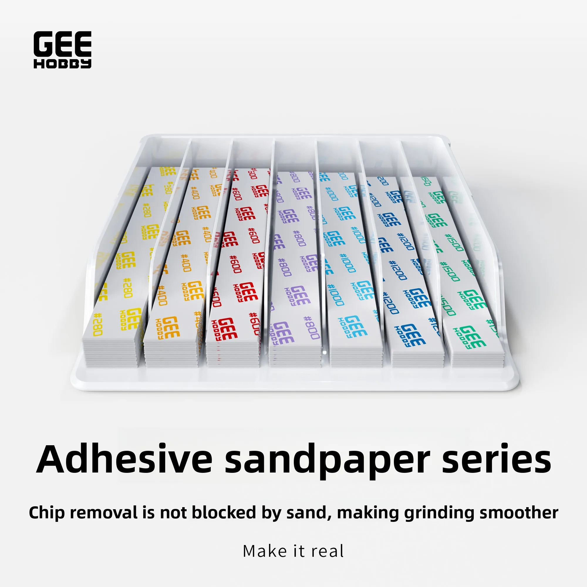 

GEEHOBBY #280~#1500 Sanding Sponge Set Professional Sanding Equipment For Modeler Gundam Hobby DIY Sandpaper Sanding