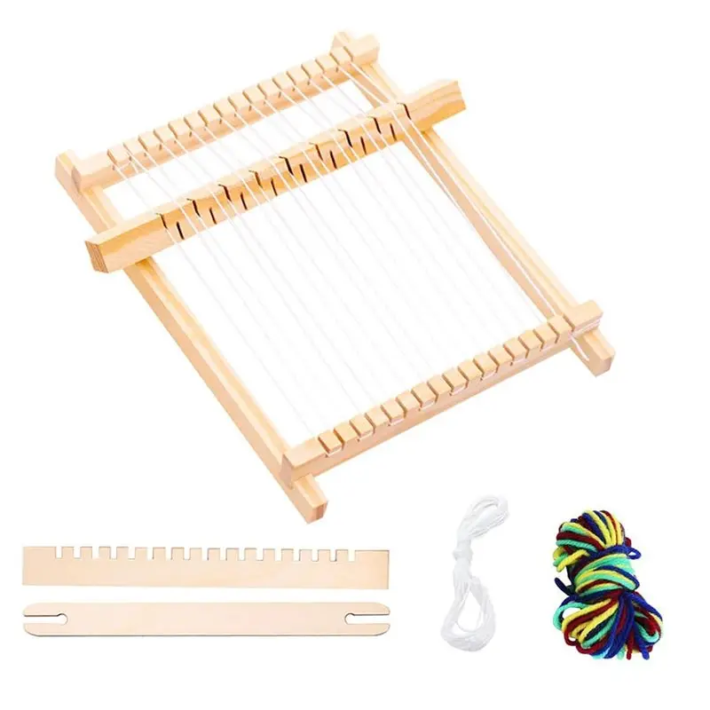 PZHI-Weaving Loom Kit, Small Loom Kit DIY Hand-Knitting Weaving Machine For Weave Board Weaver Tapestry Adult Beginner
