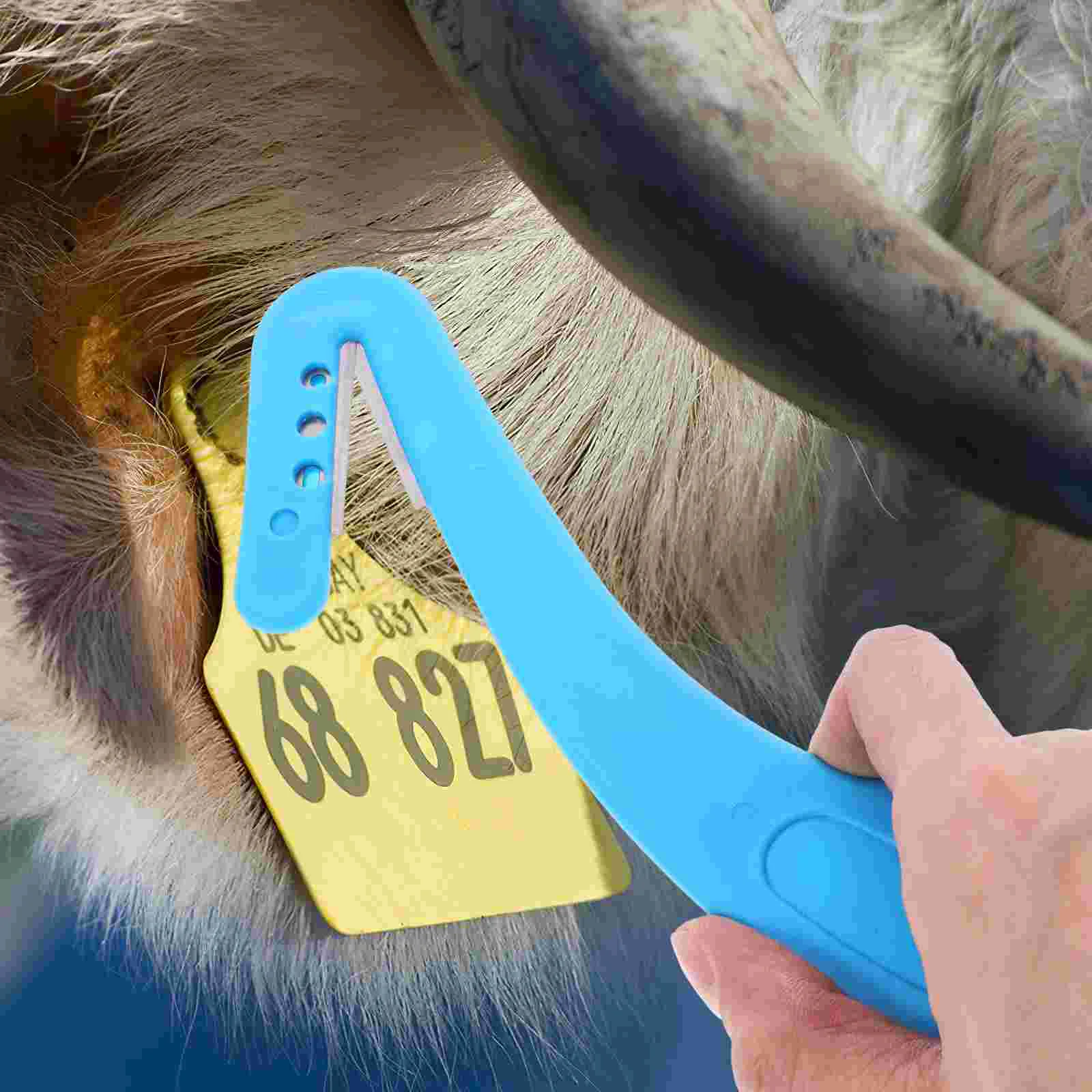 

Ear Tag Remover Professional Grade Livestock Tool Blade Comfort Grip Ear Tags For Cattle Goat Sheep Pig