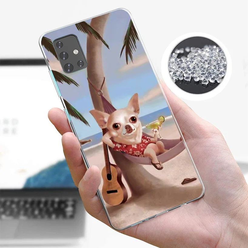 Chihuahua Puppy Teacup Dogs Phnoe Case for Samsung Galaxy A51 A50S A71 A70 A41 A40 A31 A30 A21S A20S A10S A21S A6 A7 A8 A9 Cover